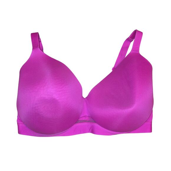 Cacique magenta pink , full coverage, push up bra sz 42G brassier - Picture 1 of 5